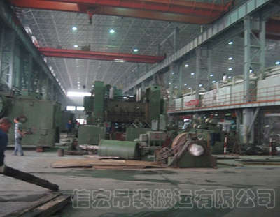 進口壓力機自(zì)重；370噸，拆除施工(gōng)